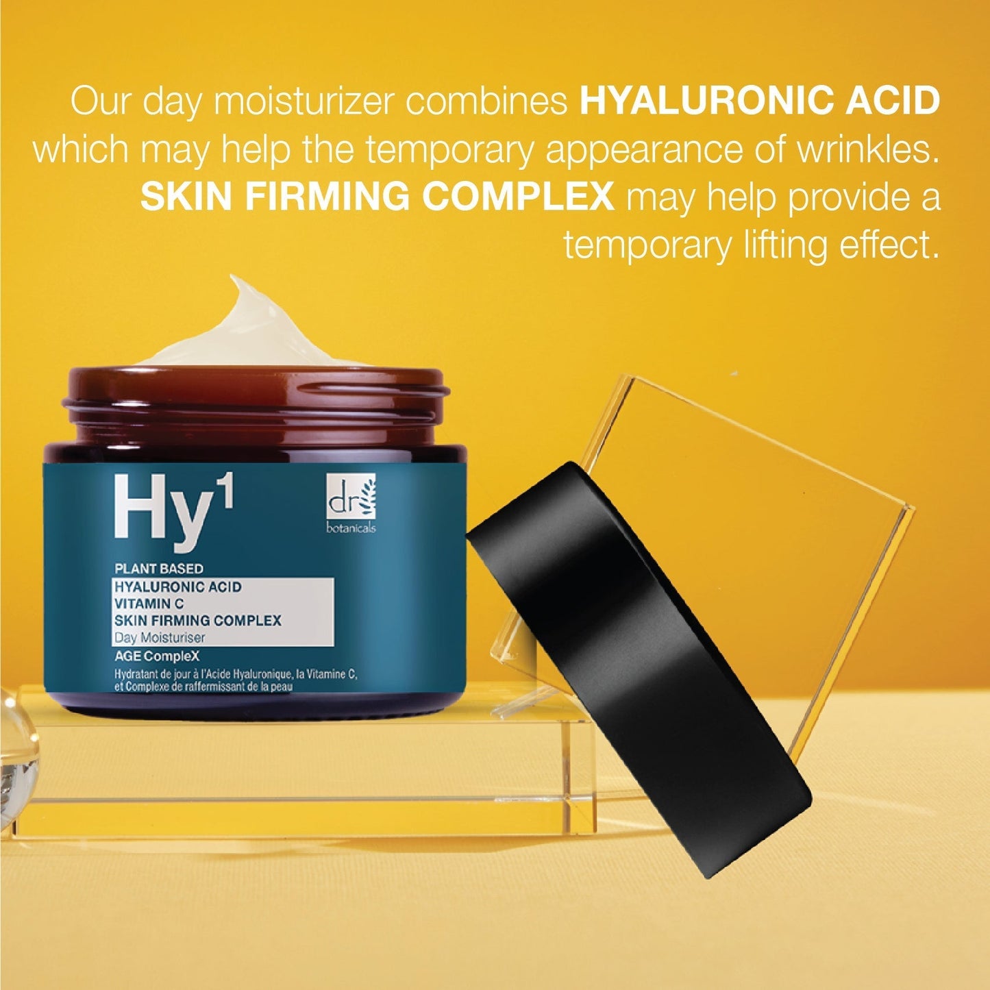 RDB520 Dr Botanicals Hyaluronic Acid 1% & Vitamin C 1% & Skin Firming Complex 1% Day Moisturiser 60ml