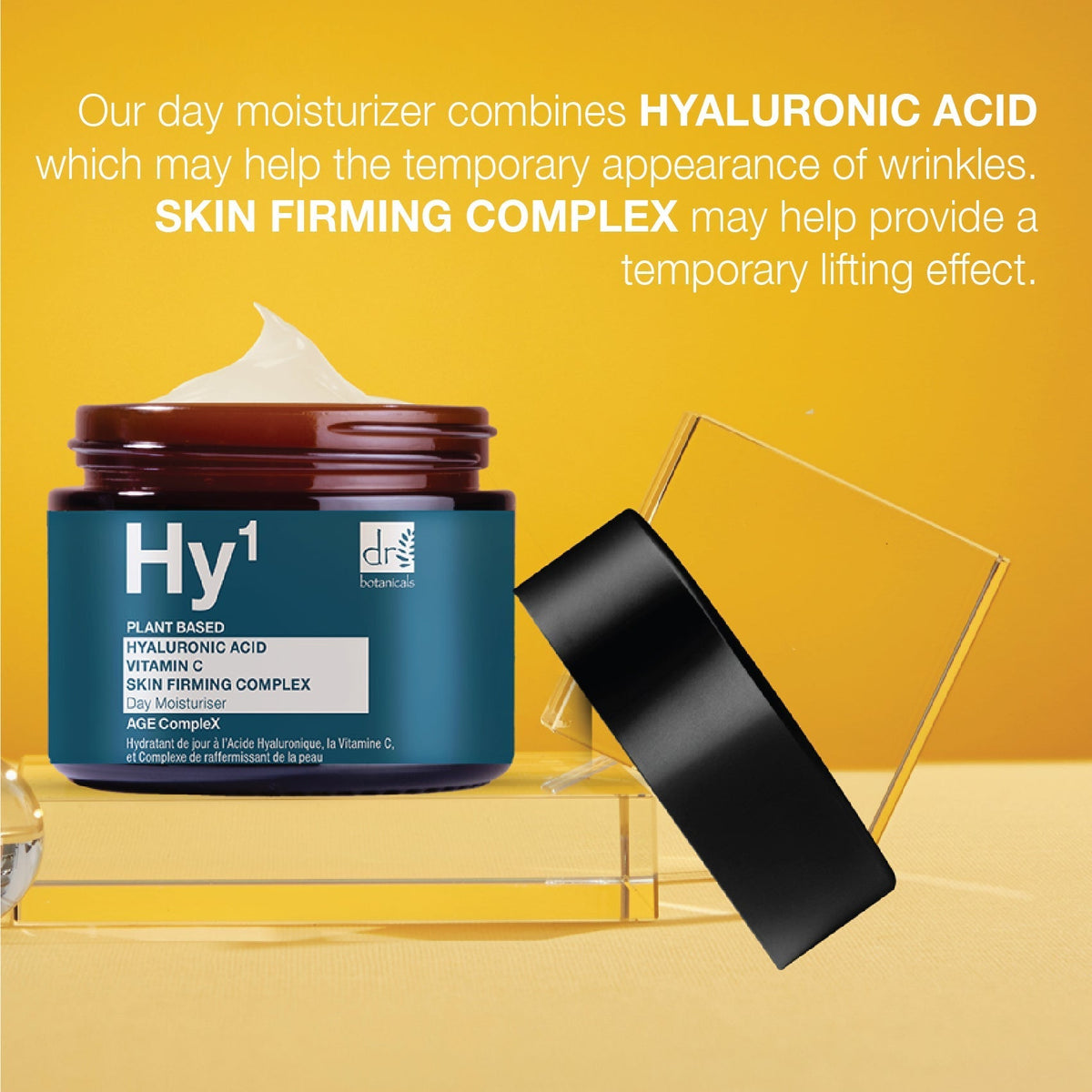 RDB520 Dr Botanicals Hyaluronic Acid 1% & Vitamin C 1% & Skin Firming Complex 1% Day Moisturiser 60ml