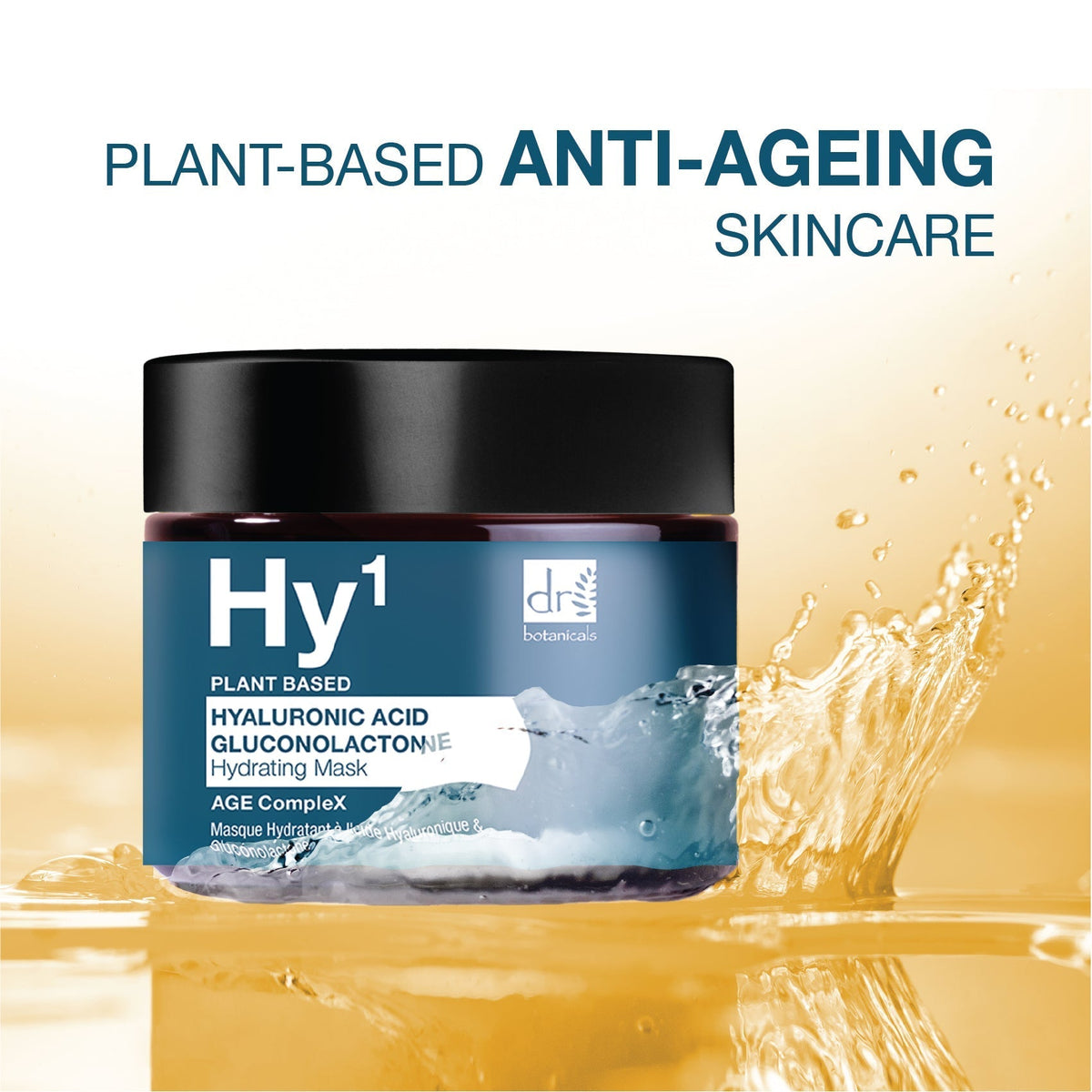 RDB523 Dr Botanicals Hyaluronic Acid 1% & Gluconolactone Mask 60ml
