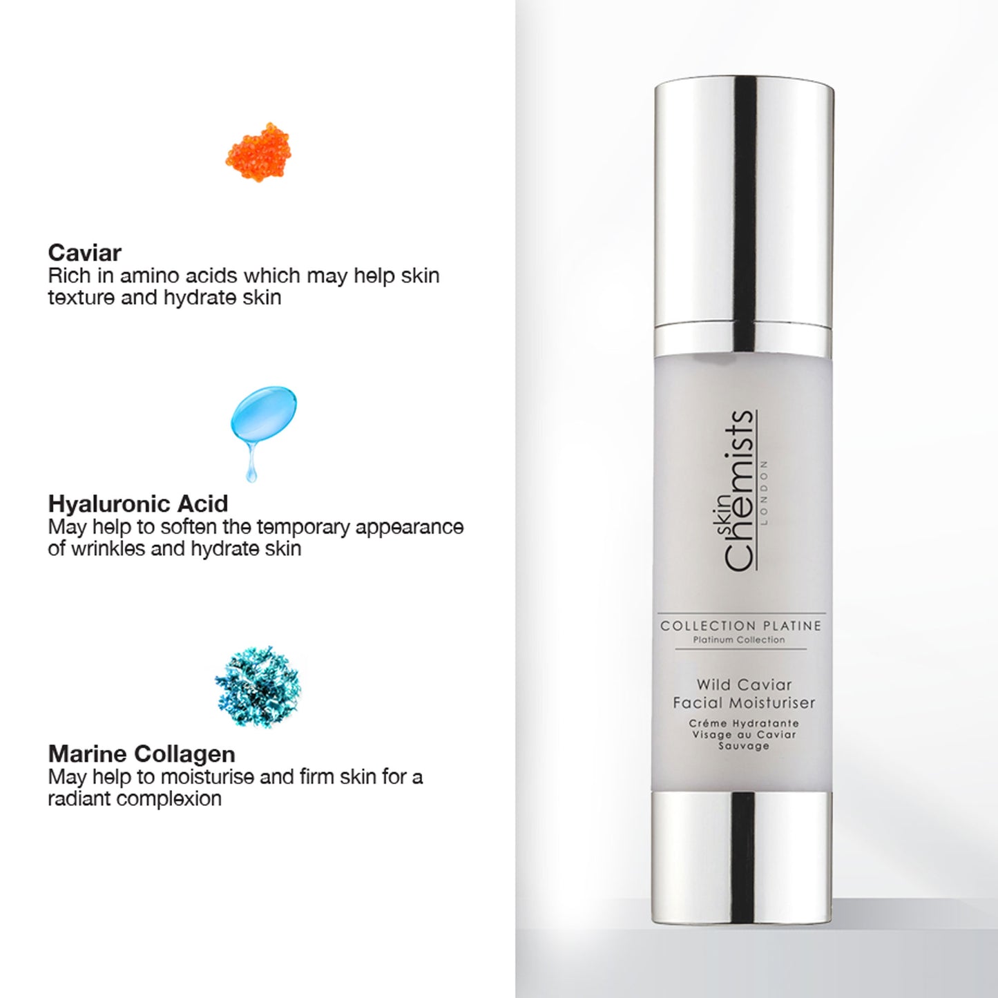 skinChemists Wild Caviar Facial Moisturiser 50ml