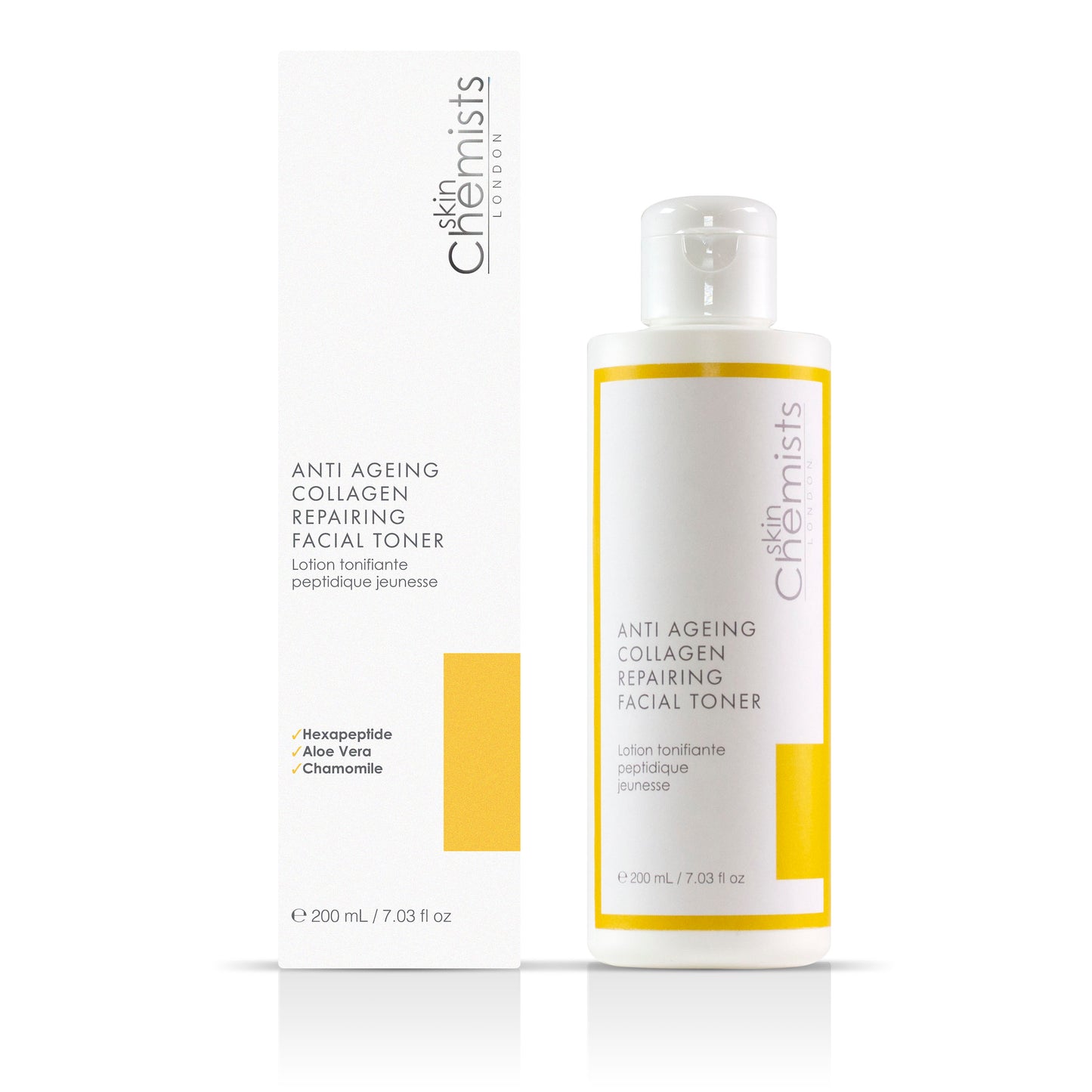 skinChemists Anti-Ageing Collagen Repairing Facial Toner 200ml