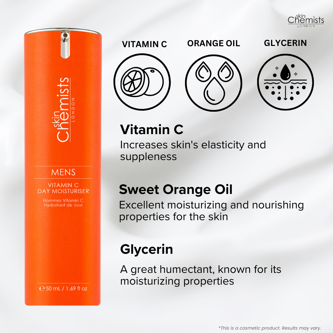 SC402 skinChemists Men's Vitamin C Day Moisturiser 50ml