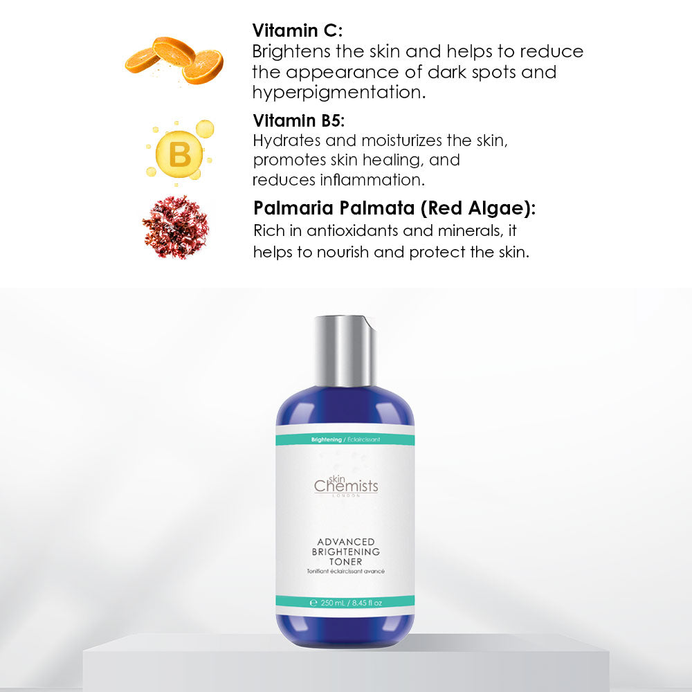 SC627 skinChemists Advanced Brightening Toner 250ml