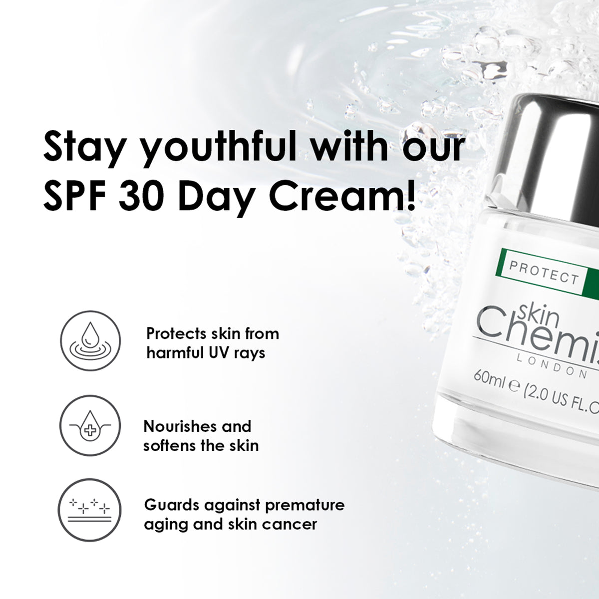 skinChemists Wrinkle Killer Sun Protection Day Moisturiser SPF 30 60ml