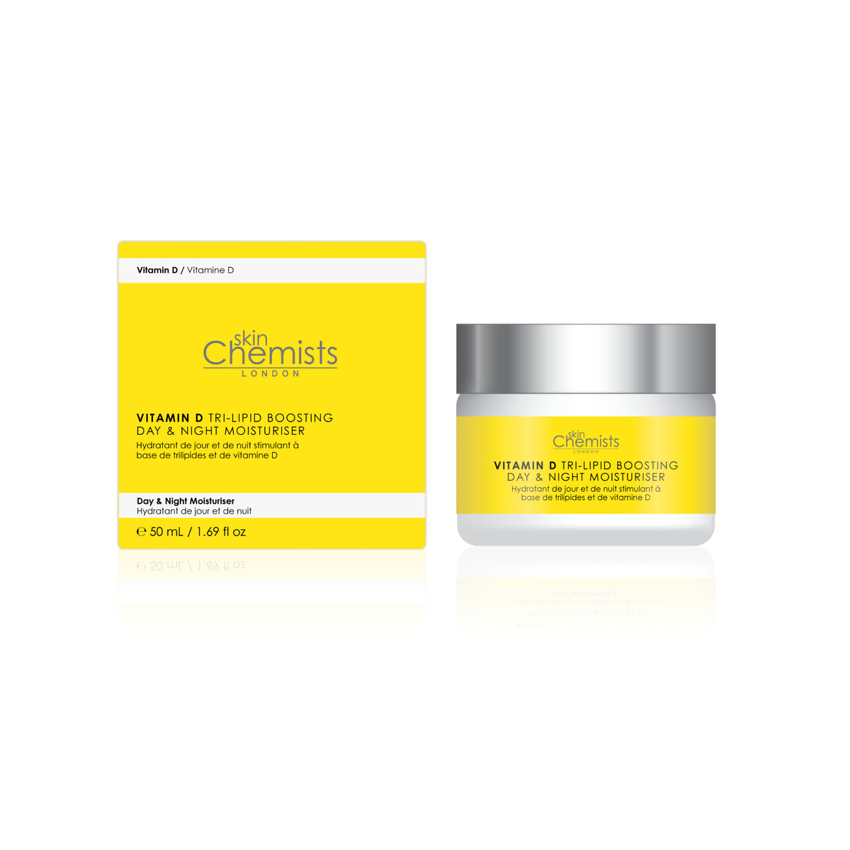 skinChemists Vitamin D Tri-Lipid Boosting Day & Night Moisturiser 50ml