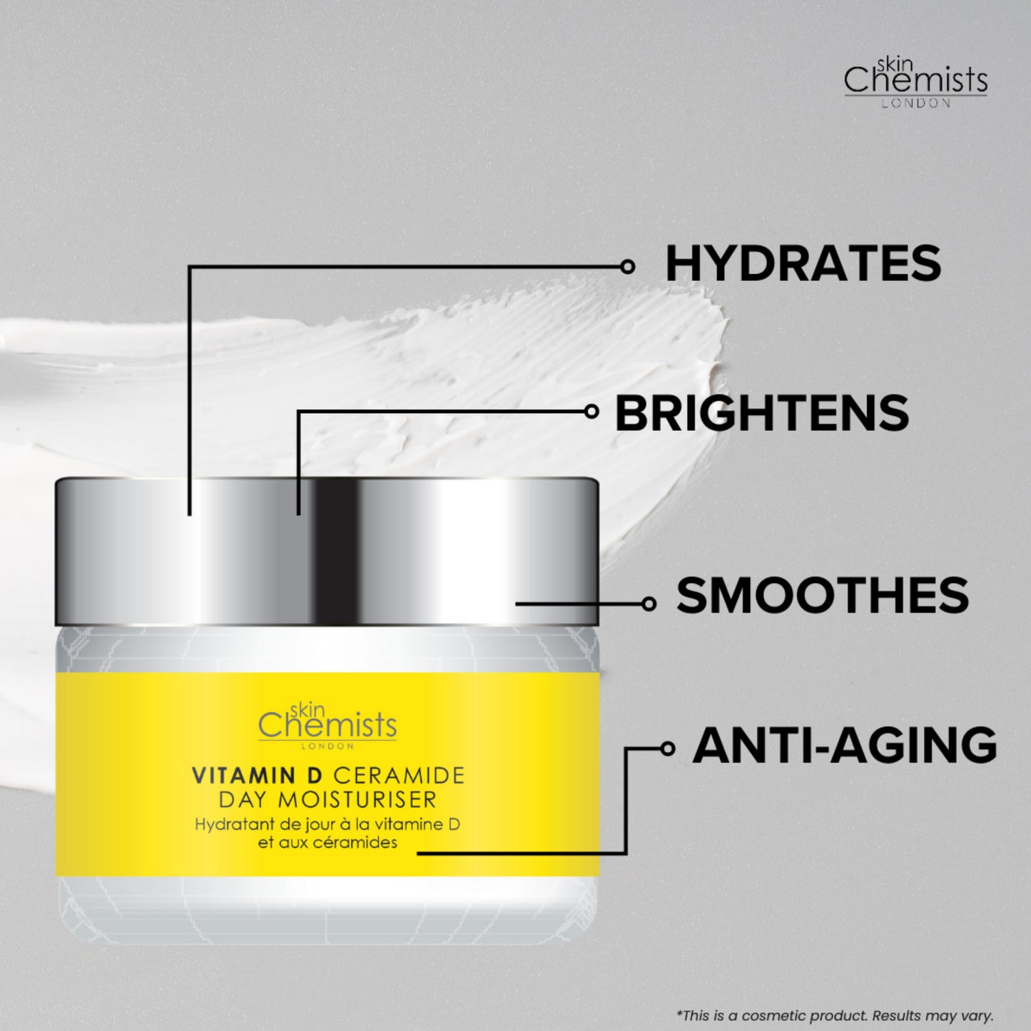 skinChemists Vitamin D Tri-Lipid Boosting Day & Night Moisturiser 50ml