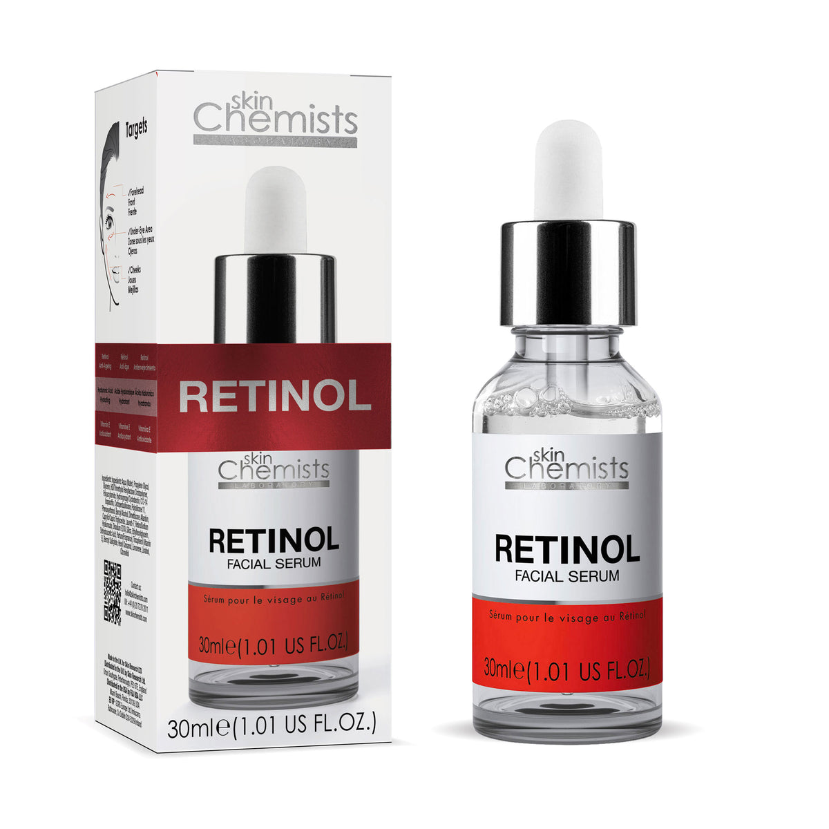 skinChemists Anti-Ageing Retinol Facial Serum 30ml