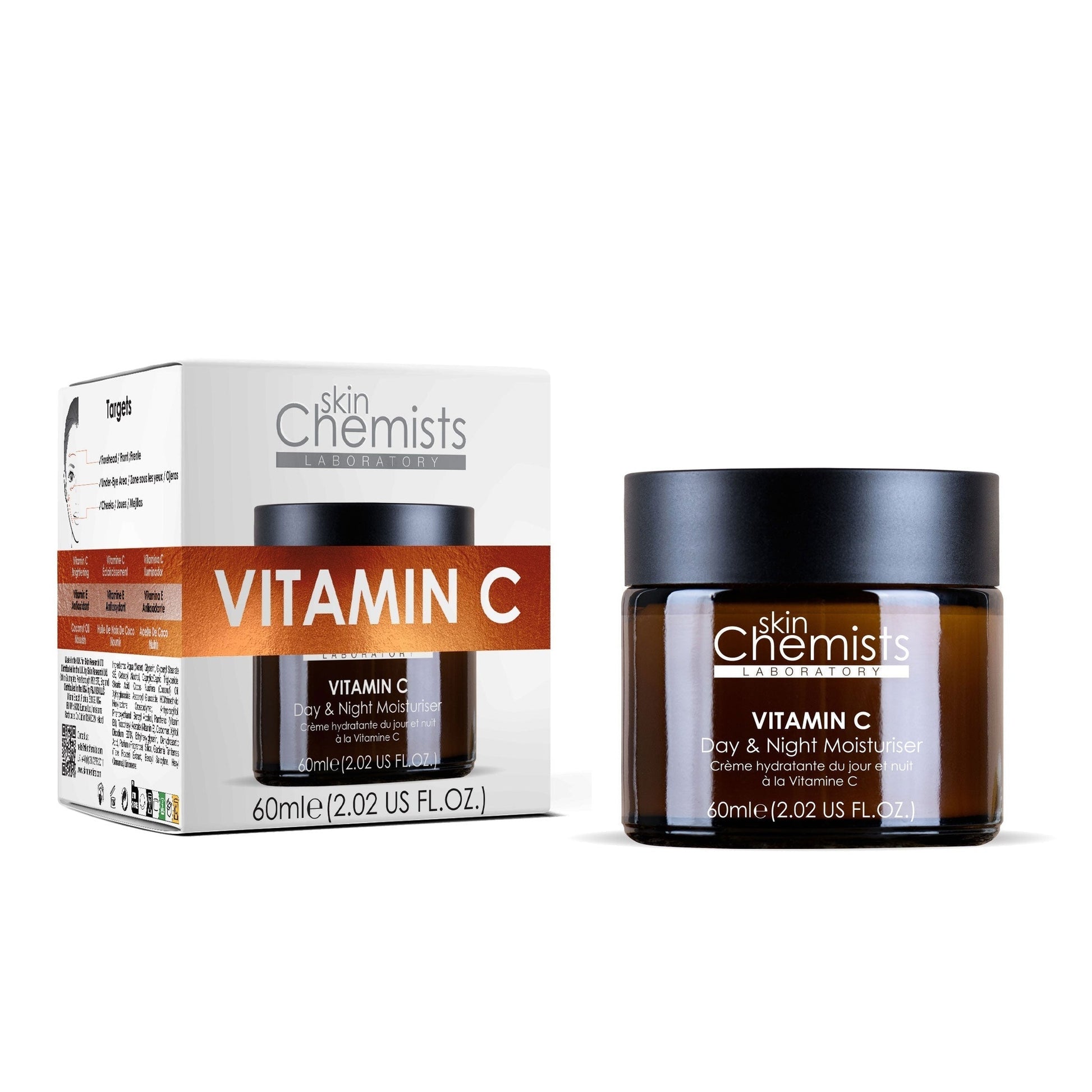 SC743 skinChemists Vitamin C Brightening Day Moisturiser 60ml