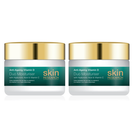 Skin Research Anti-Aging Vitamin D with Hyaluronic Acid & Vitamin C Duo Moisturizer 50ml