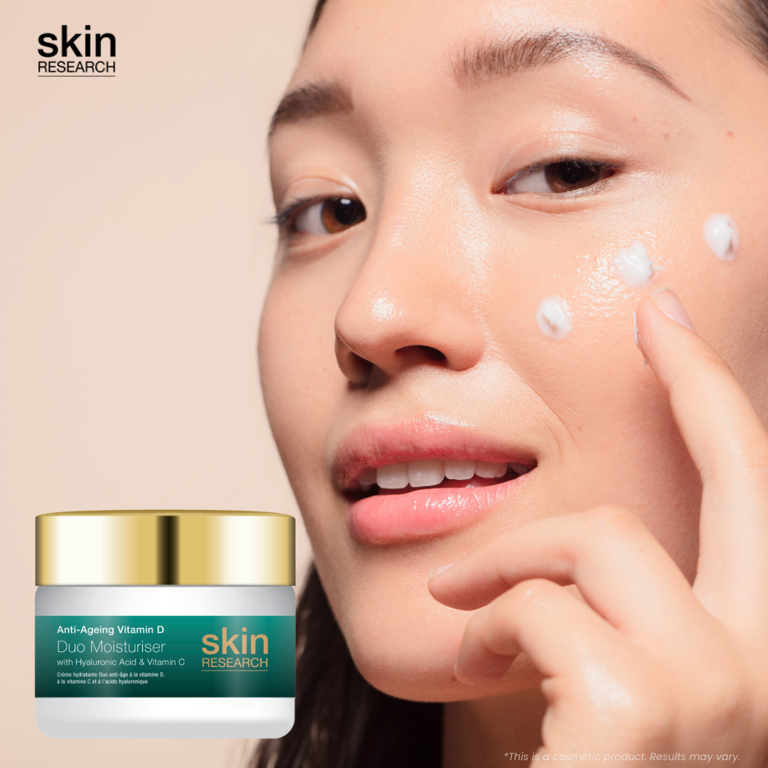 Skin Research Anti-Ageing Vitamin D with Hyaluronic Acid & Vitamin C Duo Moisturiser 50ml