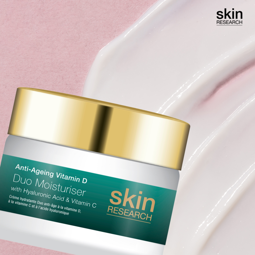 Skin Research Anti-Ageing Vitamin D with Hyaluronic Acid & Vitamin C Duo Moisturiser 50ml