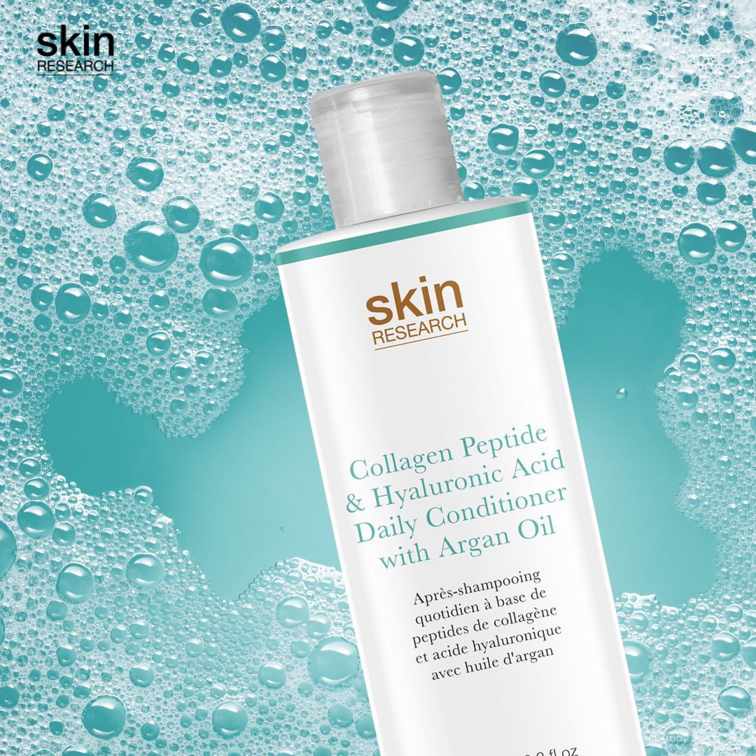 SR071 Skin Research Collagen Peptide & Hyaluronic Acid Daily Conditioner with Argan Oil 250ml