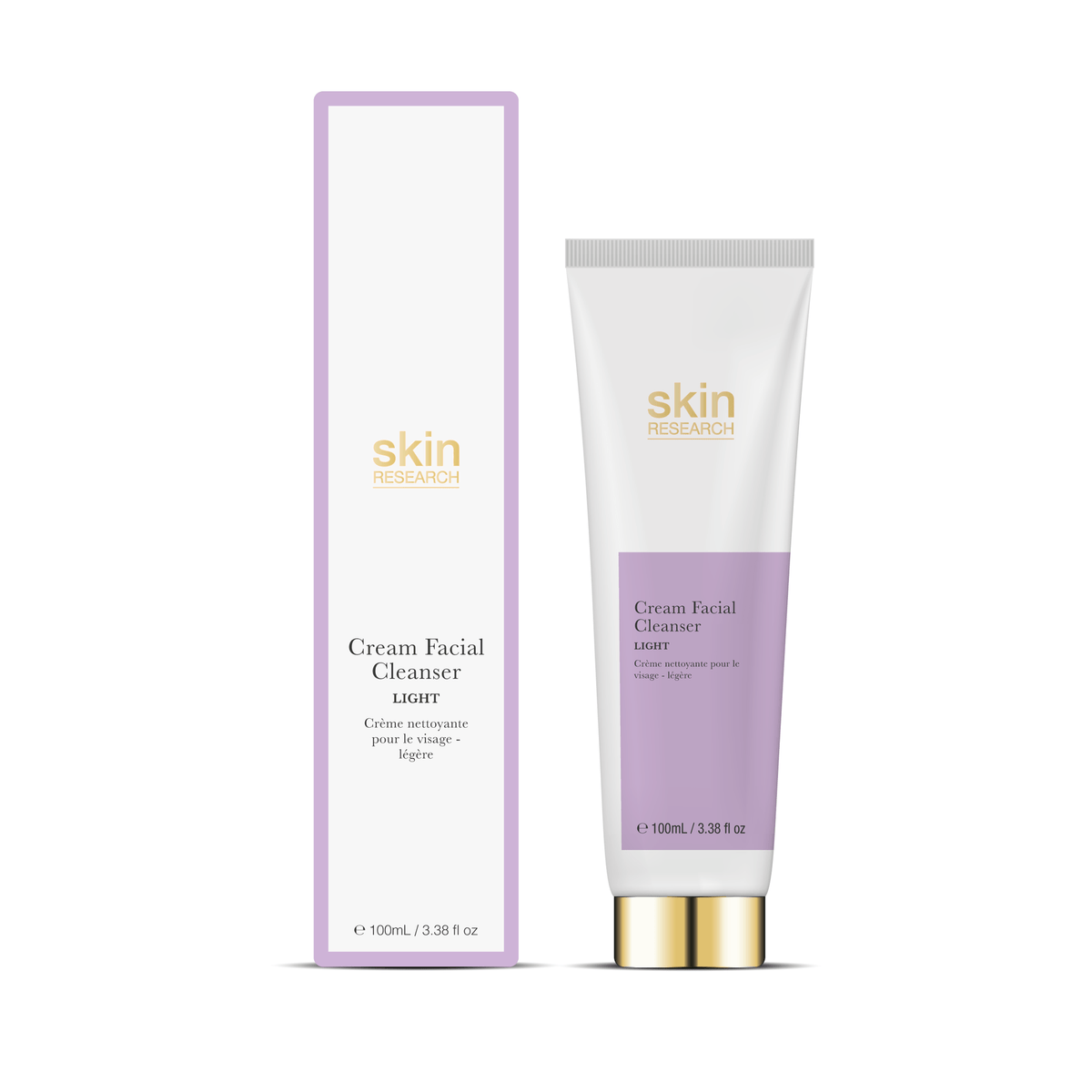 SR095 Skin Research Cream Facial Cleanser Light 100ml