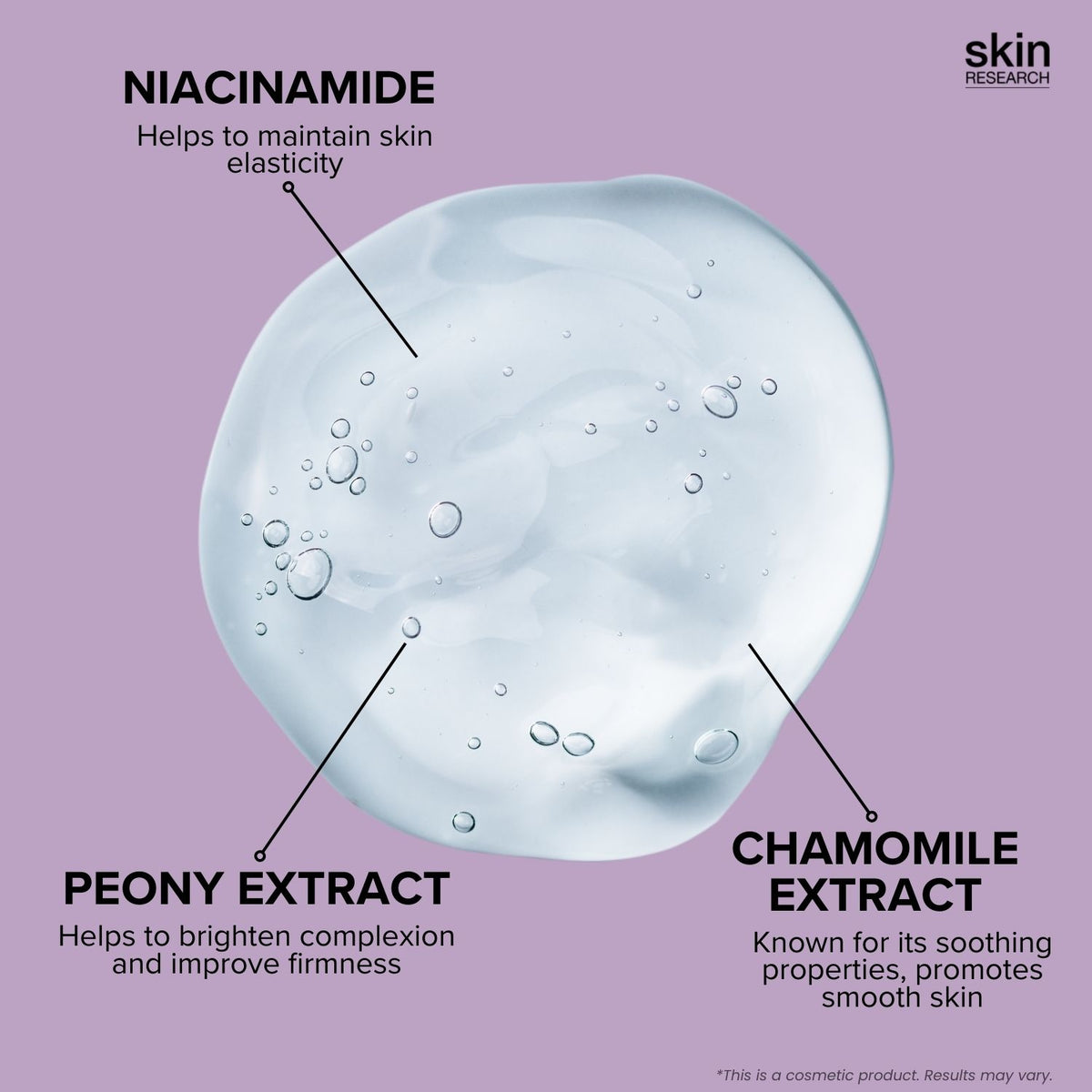SR095 Skin Research Cream Facial Cleanser Light 100ml