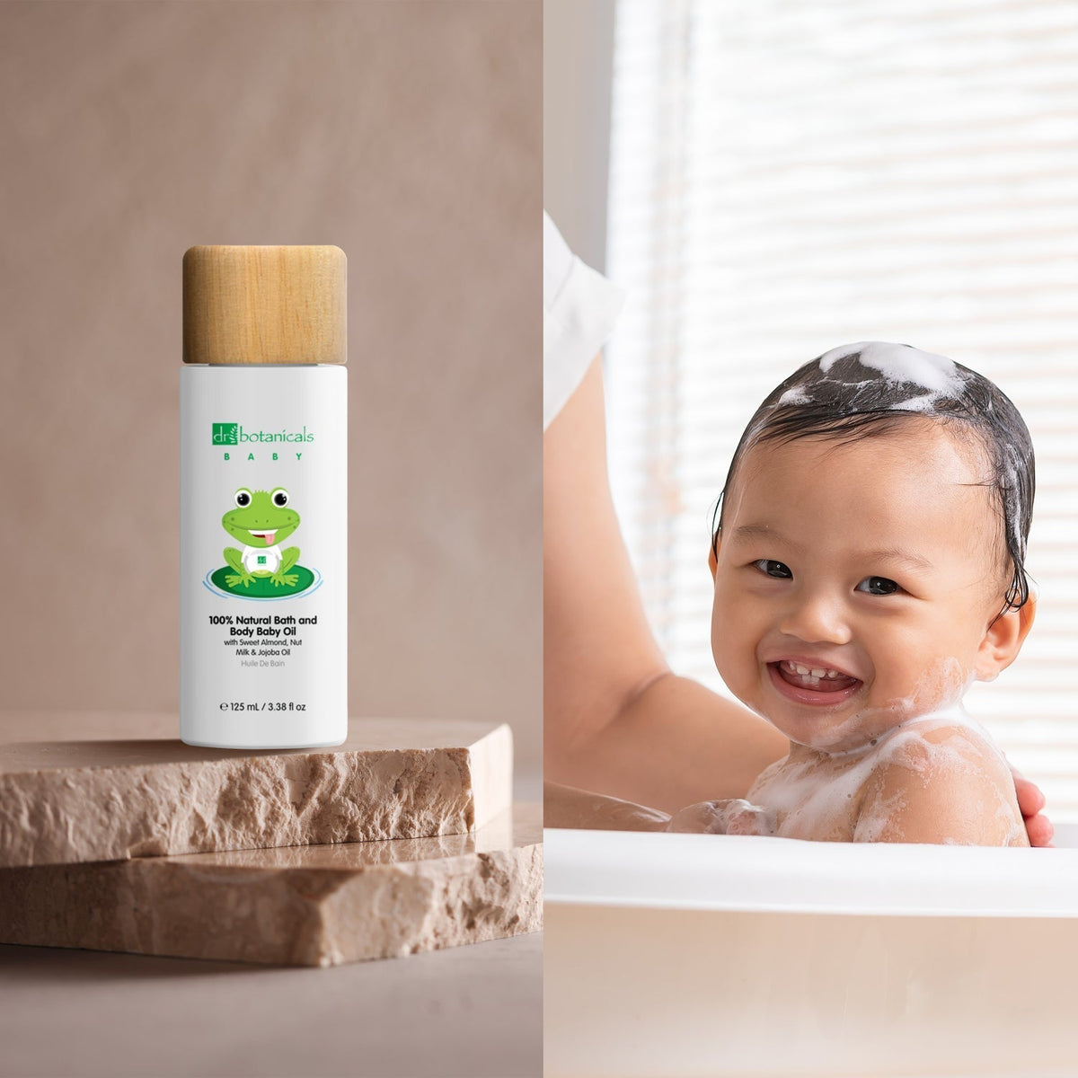 Dr Botanicals Jojoba Seed Oil Relaxing Baby Body Oil 125ml