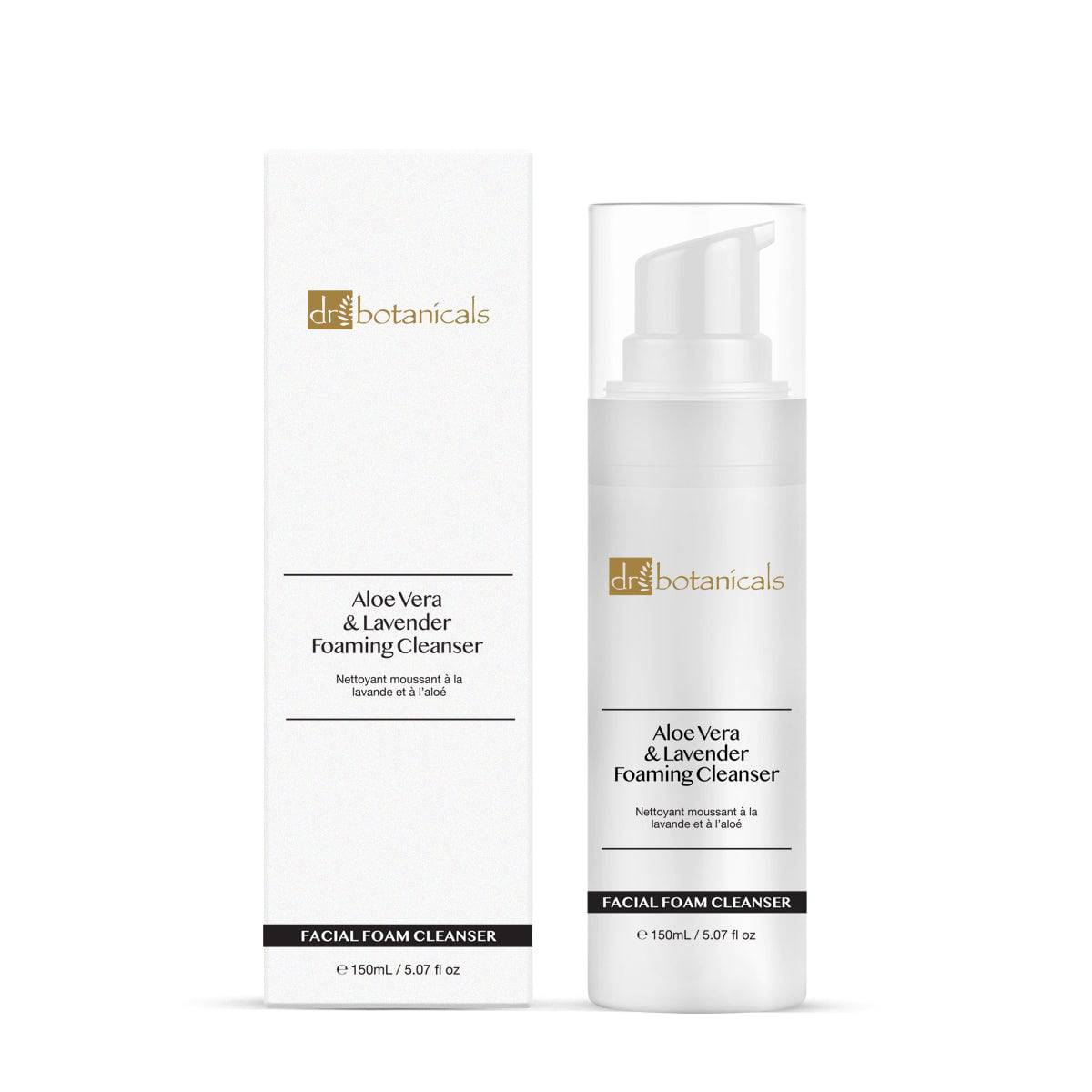 Dr Botanicals Aloe Vera & Lavender Facial Foaming Cleanser 150ml