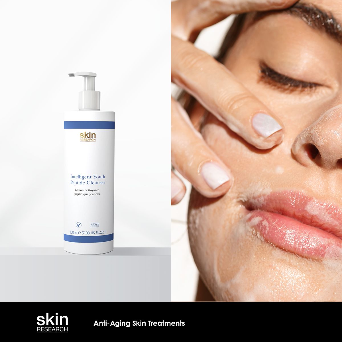 Skin Research Youth Peptide Cleanser 200ml