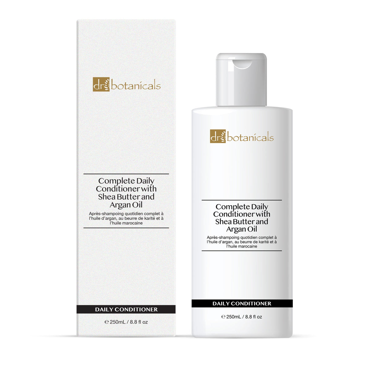 Dr Botanicals Moroccan Oil, Shea Butter & Argan Oil Complete Daily Conditioner 250ml
