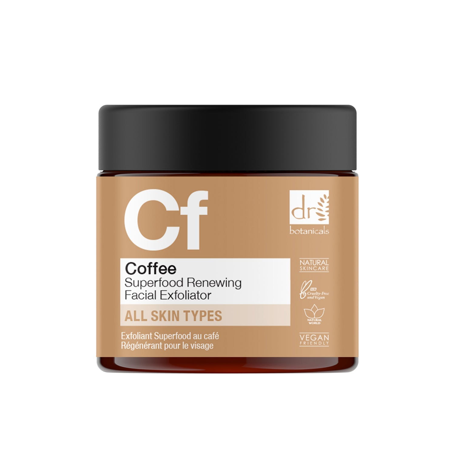 Dr Botanicals Coffee Superfood Renewing Facial Exfoliator 60ml