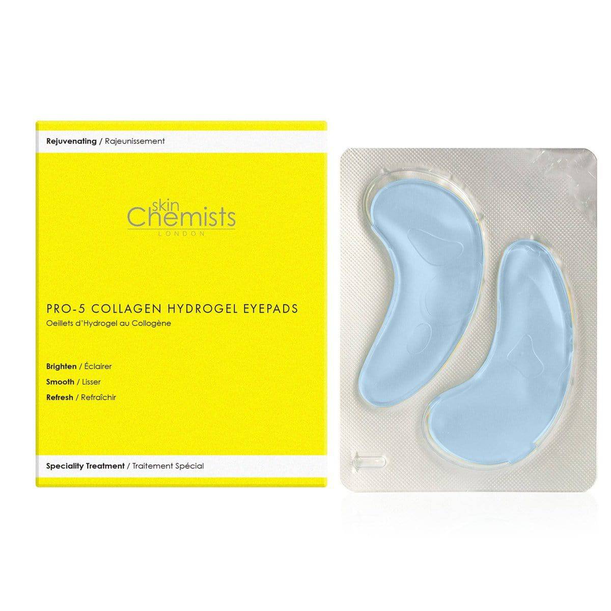 skinChemists Pro-5 Collagen Hydro Gel Eye Pads (5 x 2)