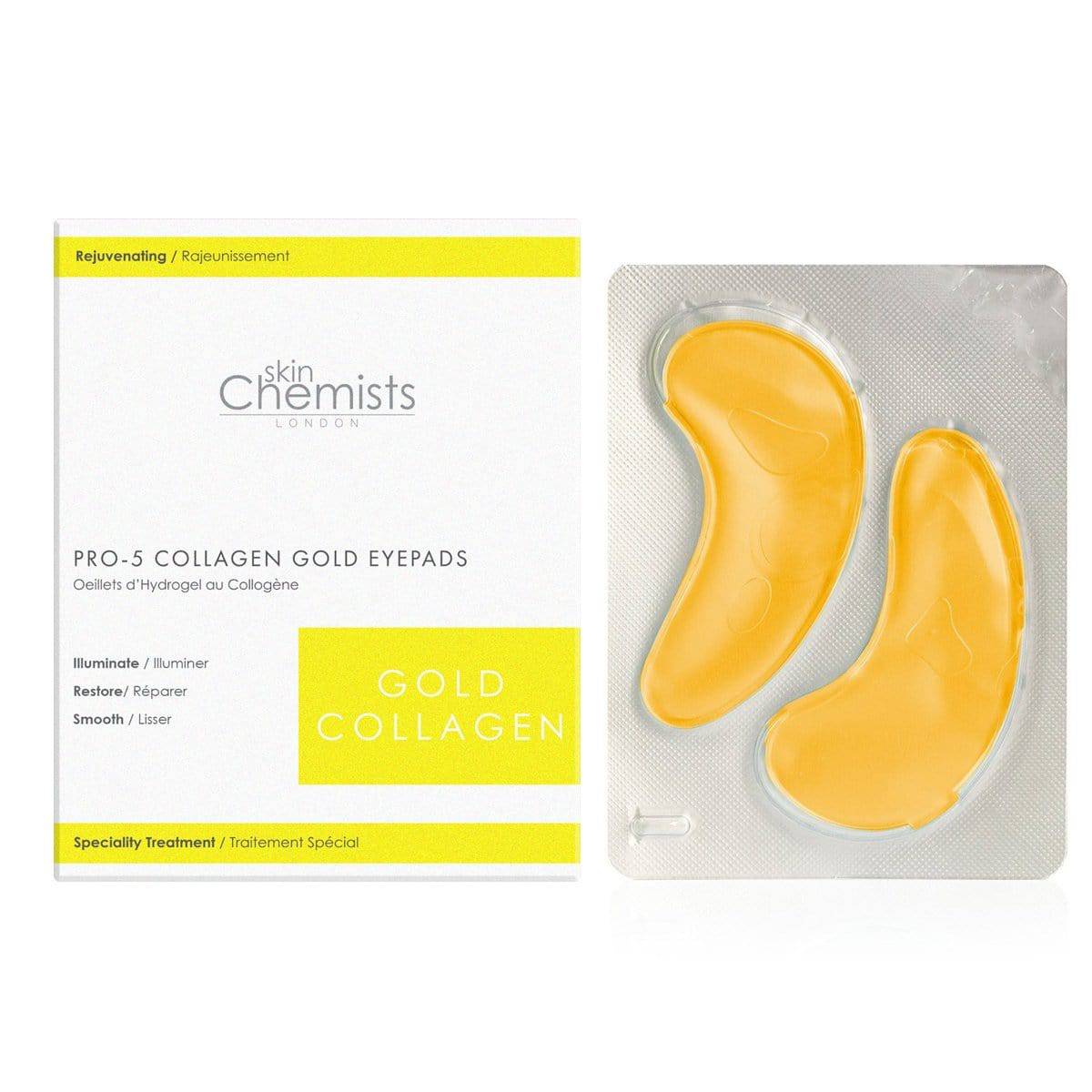 skinChemists Pro-5 Collagen Gold Eye Pads (5 x 2)