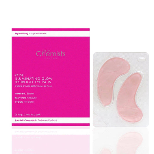 skinChemists Rose Illuminating Glow Hydrogel Eye Pads (5 x 2)