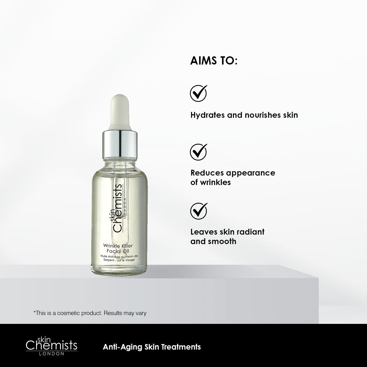 skinChemists Wrinkle Killer Facial Oil 30ml