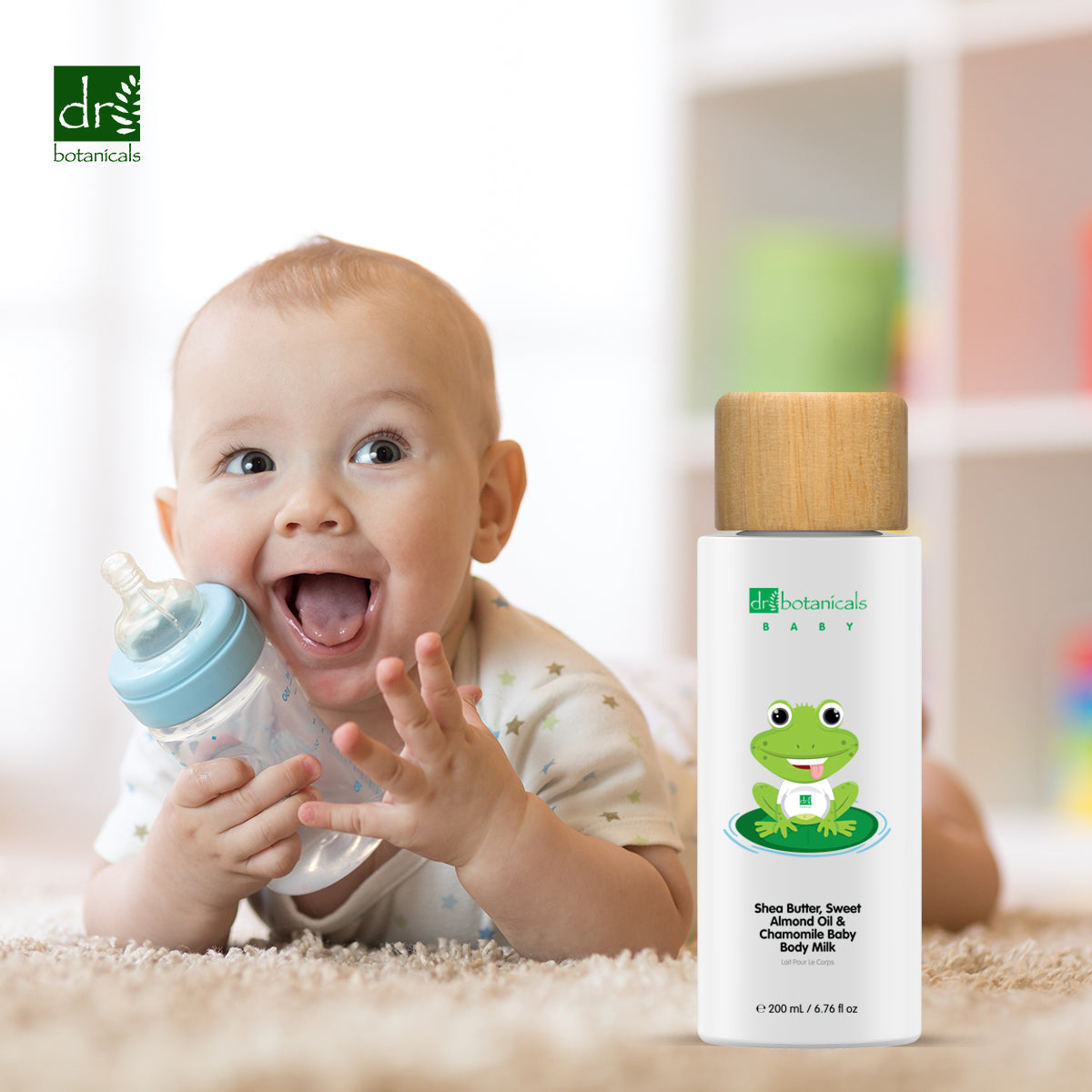 Dr Botanicals Baby Sweet Almond Oil Diaper Cream & Body Milk Kit