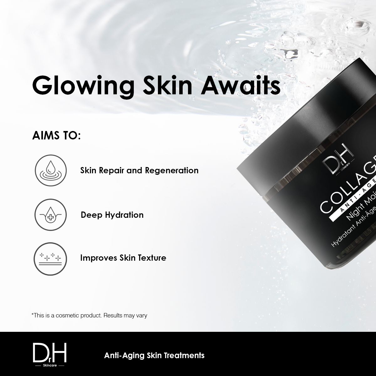 Dr H Collagen Anti-Aging Night Moisturizer 60ml