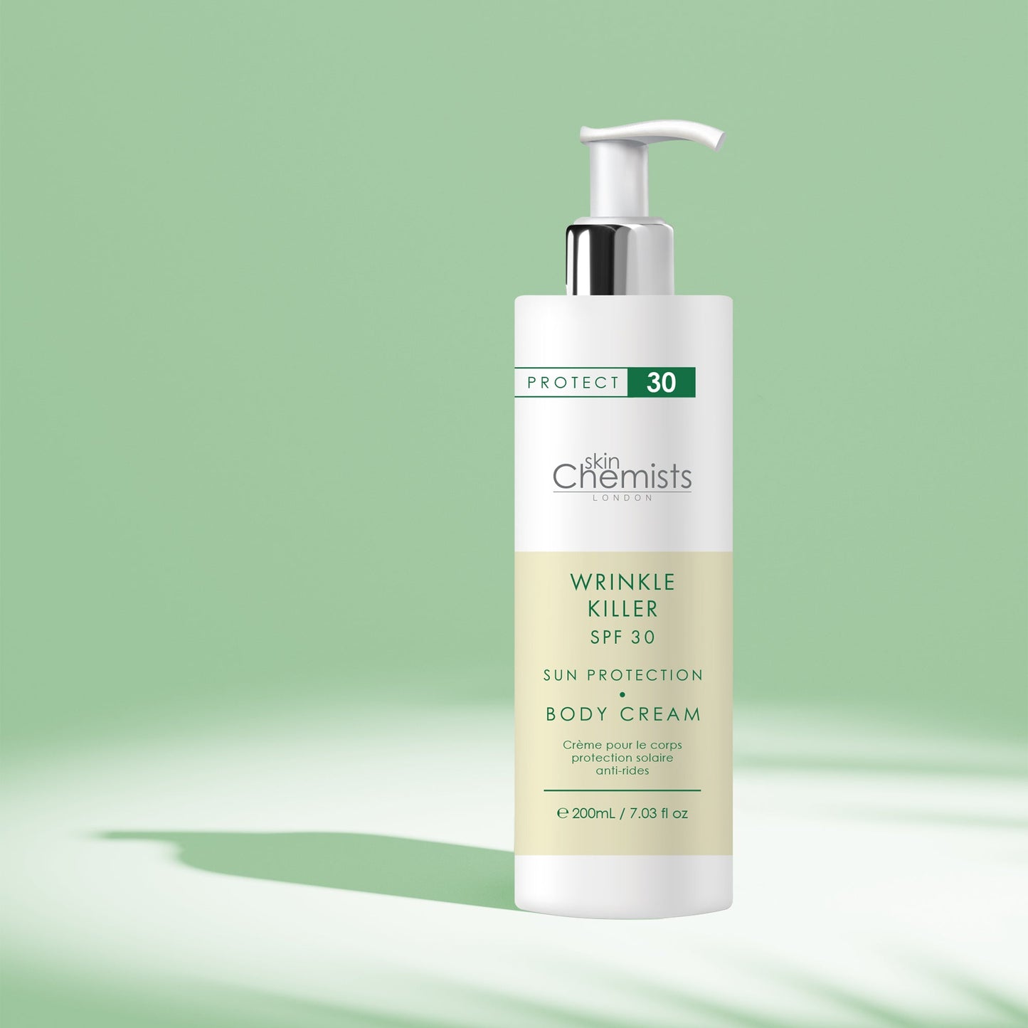 skinChemists Wrinkle Killer Sun Protection Body Cream SPF 30 200ml