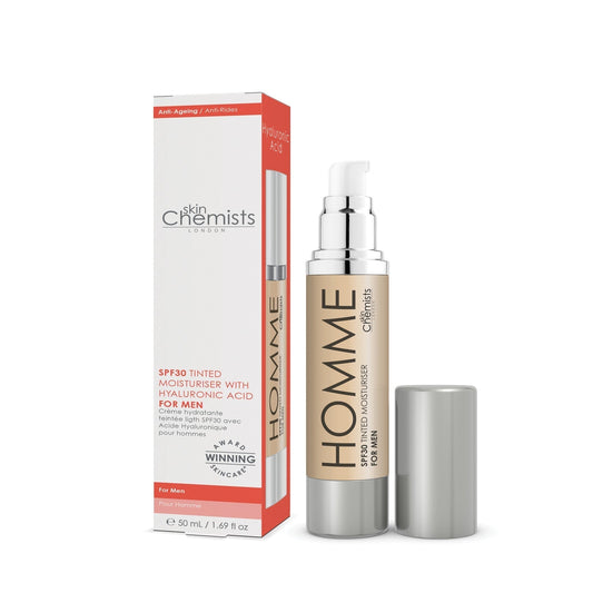 skinChemists Men's Tinted Light Moisturizer SPF 30 50ml