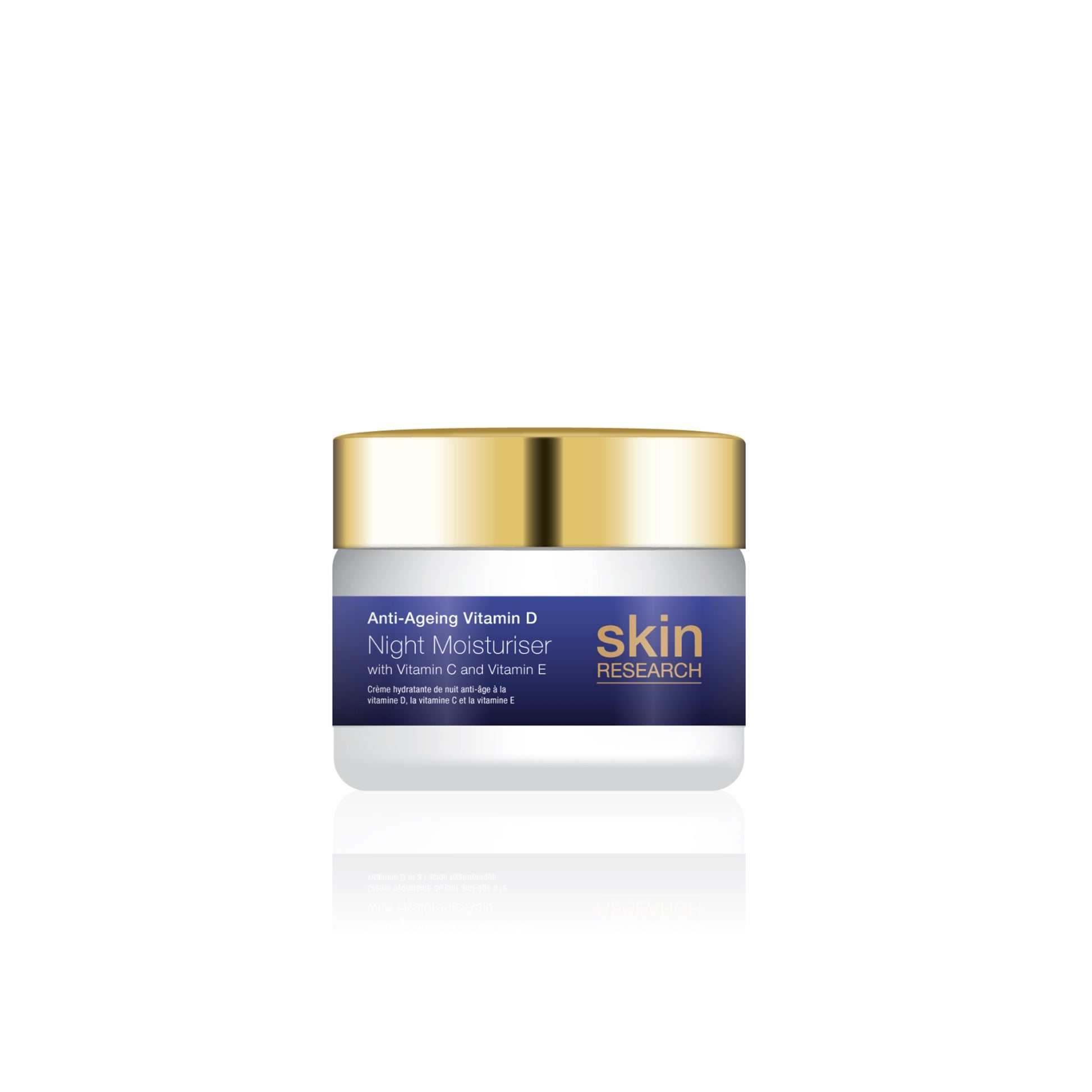 Skin Research Anti-Aging Vitamin D Hyaluronic Acid & Vitamin C Night Moisturizer 50ml