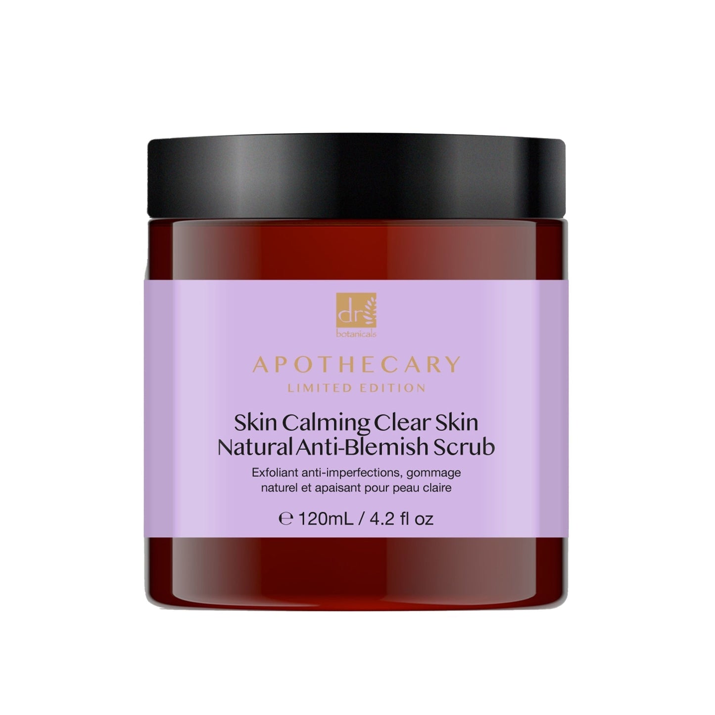 Dr Botanicals Skin Calming Clear Skin Natural Anti-Blemish Scrub 120ml