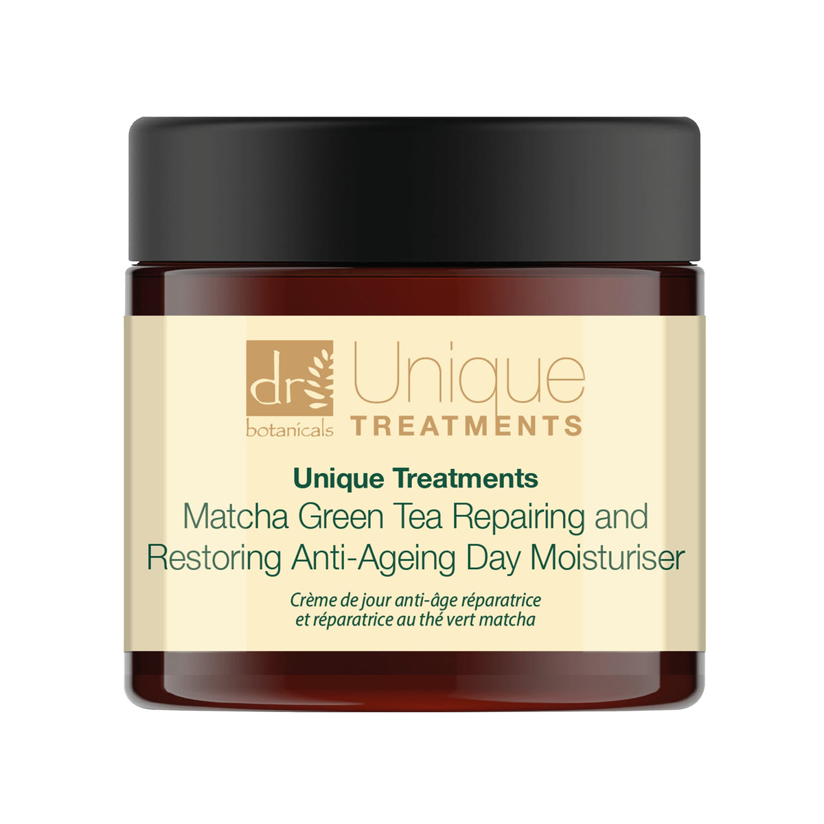 Dr Botanicals Unique Treatments Matcha Green Tea Repairing & Restoring Anti-Ageing Day Moisturiser 60ml