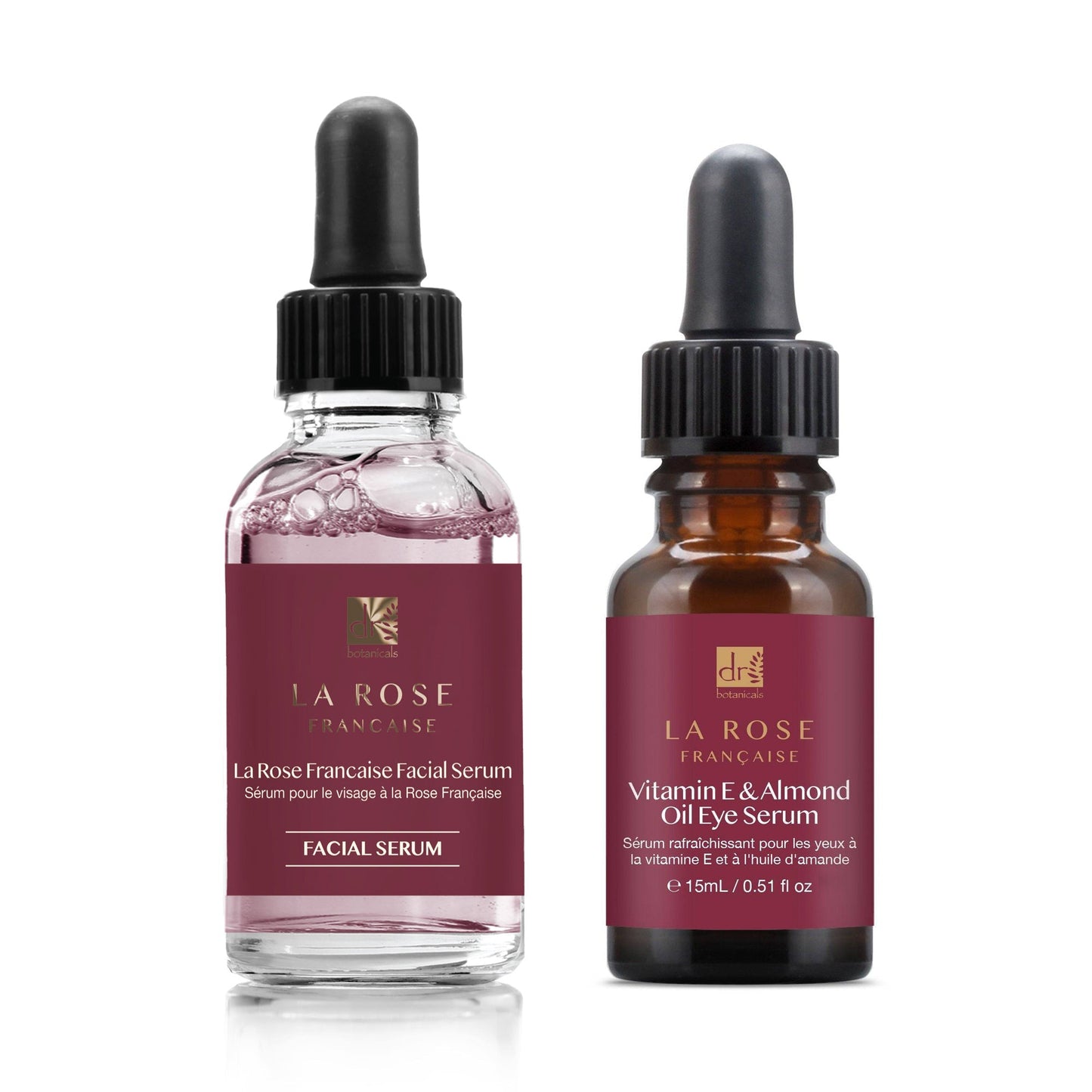 Dr Botanicals Anti-Ageing La Rose Française Face Serum & Eye Serum Kit