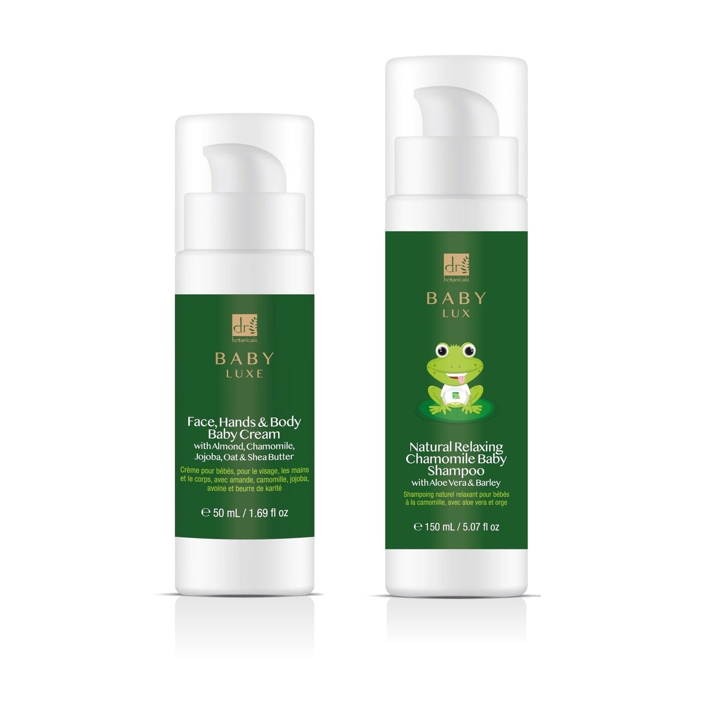 Dr Botanicals Baby Lux Collection Bubble Bath and Cream