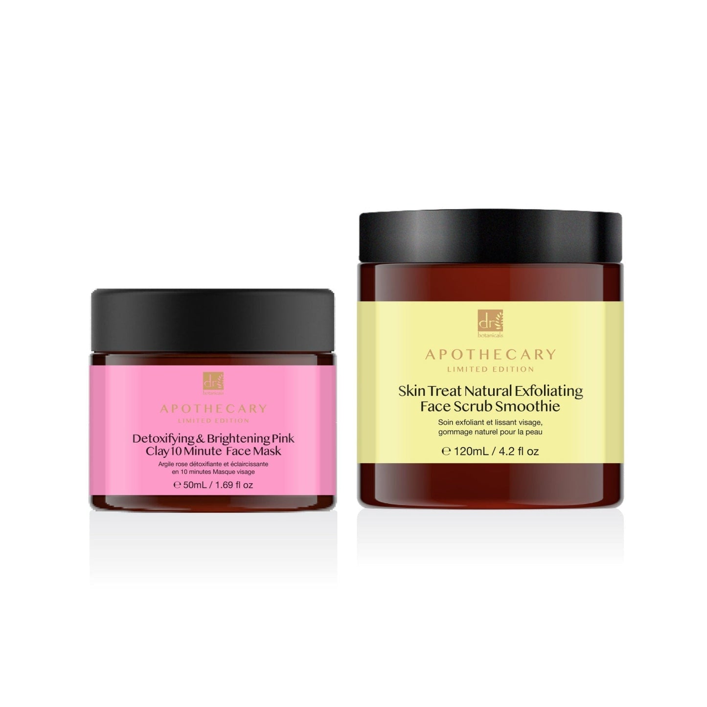 Dr Botanicals Anti-Ageing Detoxifying Face Mask + Scrub Kit