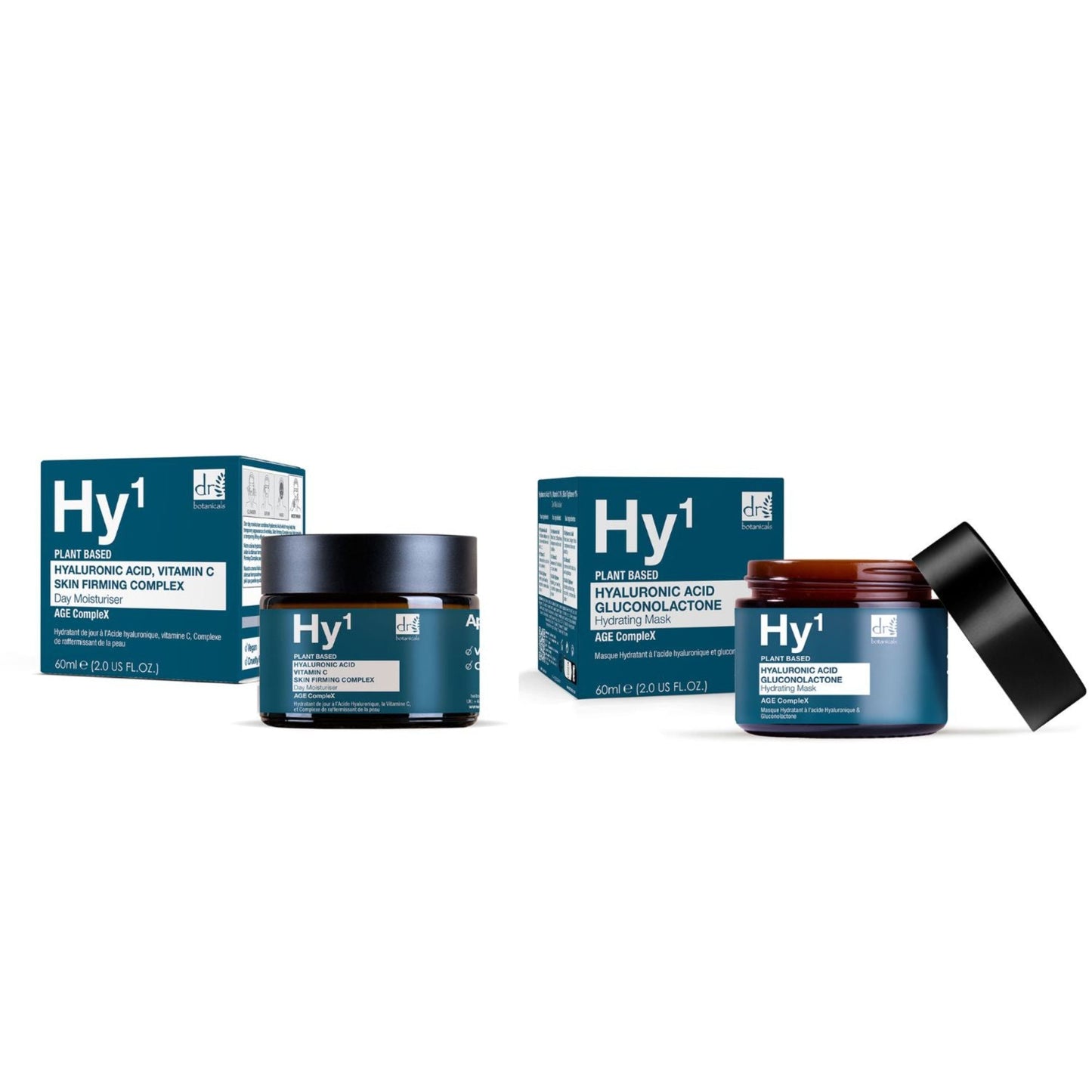 Dr Botanicals Anti-Ageing Hyaluronic Acid Day Moisturiser & Mask Kit