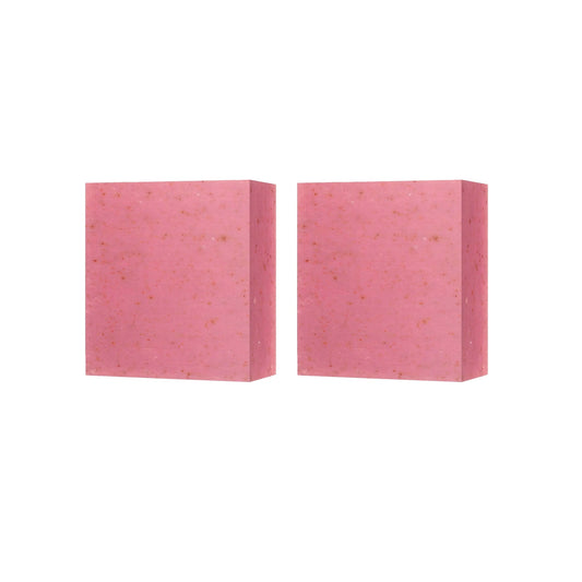 skinChemists No.80 Rose Cleansing Facial Bar 100g Twin Value Savings Pack
