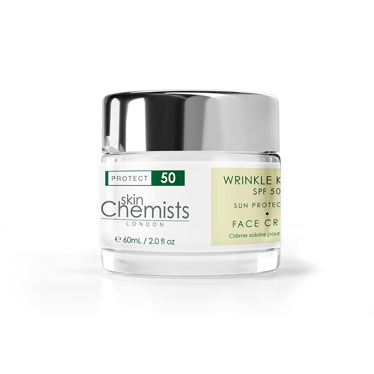skinChemists Wrinkle Killer Sun Protection Day Moisturiser SPF 50 60ml